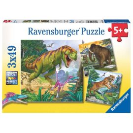 Ravensburger 9358 Puzzle Herrscher der Urzeit 3 X 49 Teile