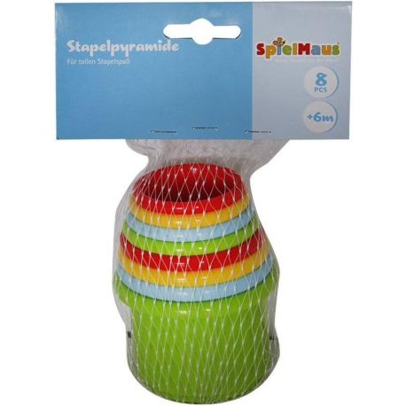 SpielMaus Baby Stapelbecher, 8-teilig
