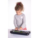 Boogie Bee Elektronisches Keyboard mit Mikrofon, Länge 43 cm