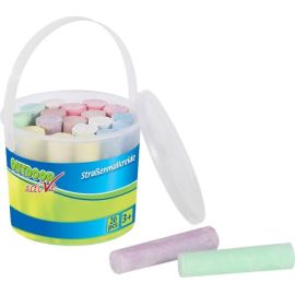 Outdoor active Straßenmalkreide im Eimer, 20 Stück