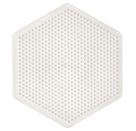 Hama® Bügelperlen Midi - Stiftplatte großes Sechseck.