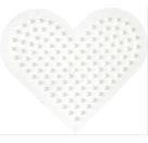 Hama® Bügelperlen Midi - Stiftplatte kleines Herz.