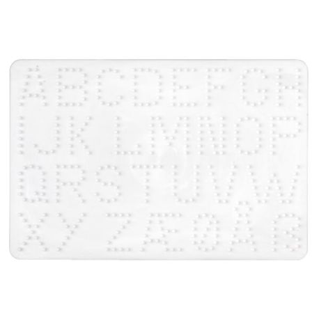 Hama® Bügelperlen Midi - Stiftplatte Buchstaben.