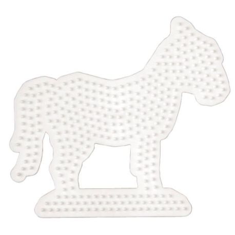 Hama® Bügelperlen Midi - Stiftplatte Pferd.