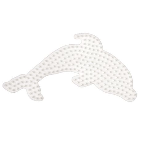 Hama® Bügelperlen Midi - Stiftplatte Delphin.
