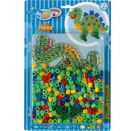 Hama® Bügelperlen Maxi - Blisterset Dino - 1 Stiftplatte Dinosaurier, 250 Perle.