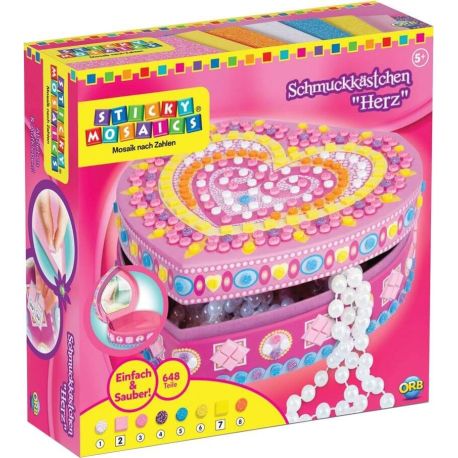 Sticky Mosaics Schmuckkästchen Herz