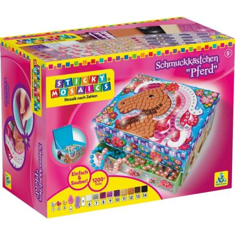 Sticky Mosaics Schmuckkästchen Pferd
