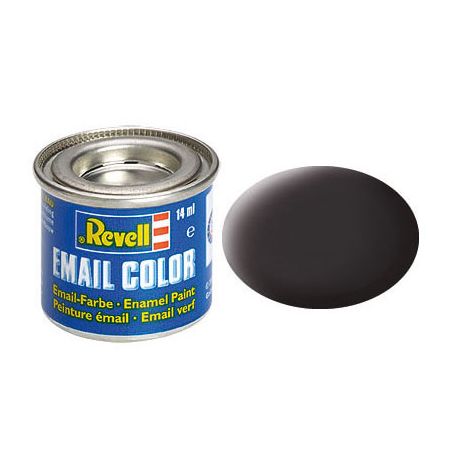 teerschwarz, matt 14 ml-Dose, Revell Modellbau-Farbe auf Kunstharzbasis
