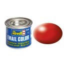 feuerrot, seidenmatt RAL 3000 14 ml-Dose, Revell Modellbau-Farbe auf Kunstharzbasis