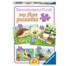 Ravensburger 6952 Puzzle Süße Gartenbewohner 2/4/6/8/ Teile