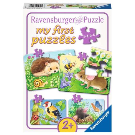 Ravensburger 6952 Puzzle Süße Gartenbewohner 2/4/6/8/ Teile