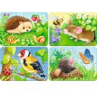 Ravensburger 6952 Puzzle Süße Gartenbewohner 2/4/6/8/ Teile