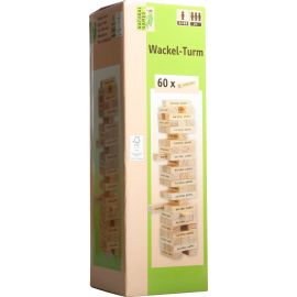 Natural Games Wackelturm mit 60 Spielsteine