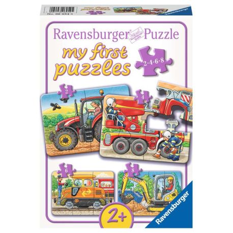 Ravensburger 6954 Puzzle Bei der Arbeit 2/4/6/8/ Teile