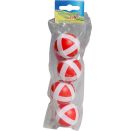 Outdoor active Ersatzbälle für Klettscheibe, 4 Stück