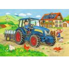 Ravensburger 7616 Puzzle Baustelle und Bauernhof 2 X 12 Teile