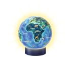 Ravensburger 11844 Puzzle Nachtlicht Erde bei Nacht 3D 72 Teile