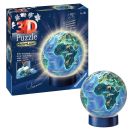 Ravensburger 11844 Puzzle Nachtlicht Erde bei Nacht 3D 72 Teile