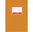 Hefthülle A4 orange Folie mitSchild