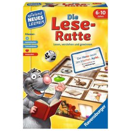Ravensburger 24956 - Die Lese-Ratte - Spielen und Lernen für Kinder, Lernspiel für Kinder ab 6-10 Jahren, Spielend Neu