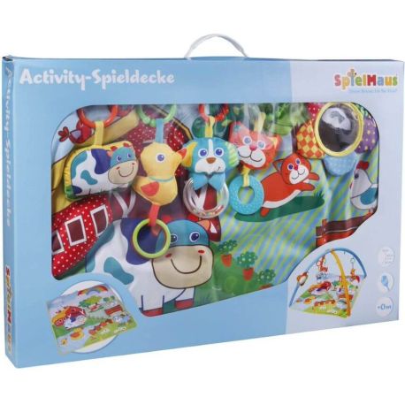 SpielMaus Baby Activity Spieldecke und Spiegel