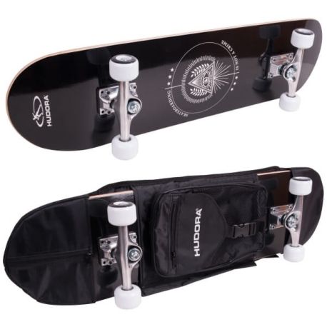 HUDORA Skateboard Columbia Heights ABEC 3 mit Rucksack