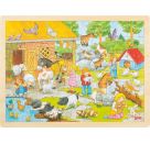 Einlegepuzzle Streichelzoo