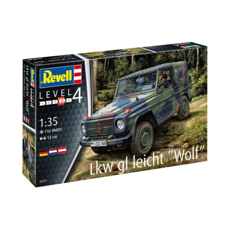 Lkw gl leicht Wolf, Revell Modellbausatz