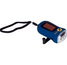 Dynamo-Taschenlampe Nature Zoom (blau)
