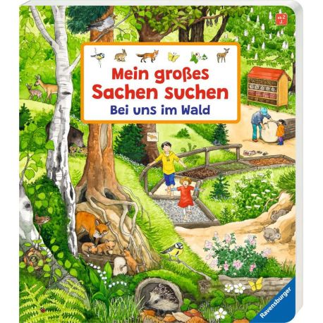 Mein großes Sachen suchen: Bei uns im Wald