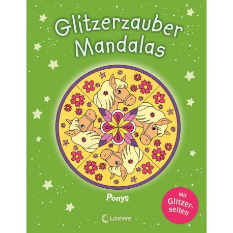 Loewe Glitzerzauber-Mandalas - Ponys