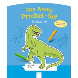 Das Arena Prickel-Set. Dinosaurier, sortiert