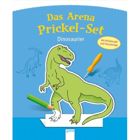 Das Arena Prickel-Set. Dinosaurier, sortiert