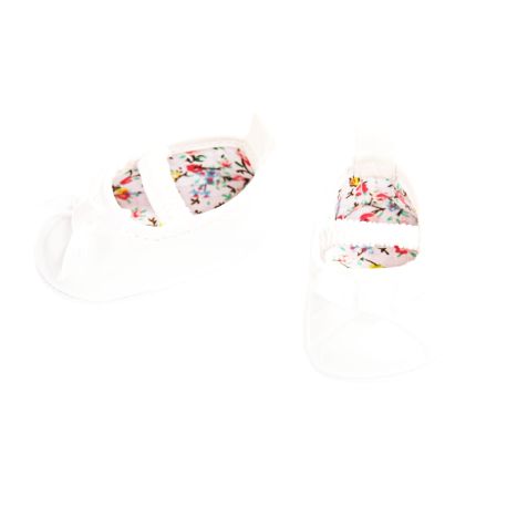 Puppen-Ballerinas, weiß, Gr. 38-45 cm