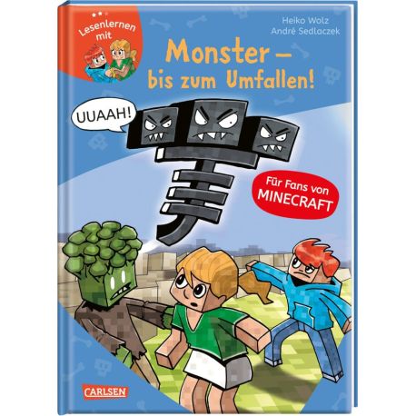 LESEMAUS zum Lesenlernen Stufe 2: Lesenlernen mit Spaß - Minecraft Band 2: Monster bis zum Umfallen