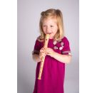 Boogie Bee Blockflöte Holz Barock, 32 cm