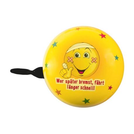 bbeBells Fahrradklingel Emoji gelb 60 mm