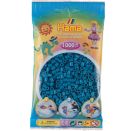 Hama® Bügelperlen Beutel mit Perlen Petrol 1000 Stück.