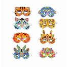 Do it yourself: Mosaik-Masken Dschungeltiere