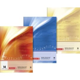 Brunnen Notenheft A4 8 Blatt 12 linig Brunnen Notenheft A4 8 Blatt 12 linig