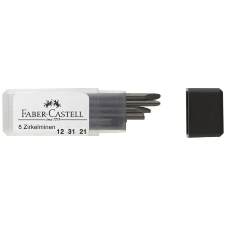 Faber-Castell Zirkelminendose 6er