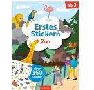 Erstes Stickern Zoo