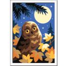 Ravensburger CreArt 28697- Eule im Mondschein - Malen nach Zahlen Eule für Kinder ab 7 Jahre