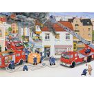 Ravensburger 8851 Puzzle Bei der Feuerwehr 2 X 24 Teile