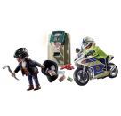 Playmobil 70572 Polizei-Motorrad: Verfolgung des Geldräubers