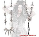 FRIES - Kette Totenkopf, sort. Motive