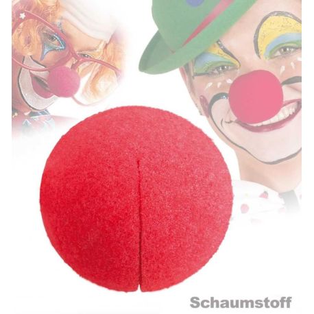 FRIES - Clownnase Schaumstoff rot