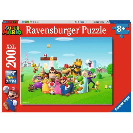 Ravensburger 12993 Puzzle Super Mario Abenteuer 200 Teile XXL