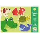 Lernspiele: Puzzle duo/trio: Tiere